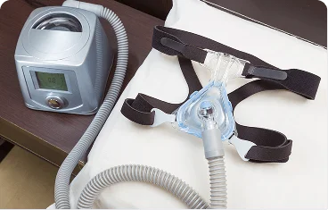 Fixed CPAP machine for sleep apnea therapy